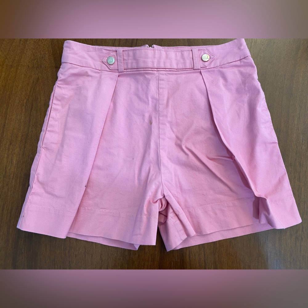Girls Mayoral size 8 pink shorts with buttons